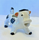 Vintage Mini Cow Creamer Japan Mouth As Spout Tail As Handle