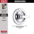 Delta Foundations Monitor 13 Series Valve Only Trim Chrome-certified Refurbished