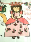 Personalized Hailey 1std Pillow Case Tooth Fairy  the Princess Is Sleeping white