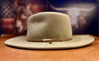 Stetson Sagebrush Crushable 100  Wool Western Hat Large Made In Usa