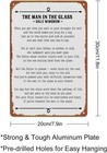 The Man In The Glass Poem Posters Tin Metal Signs Home D  cor 8x12