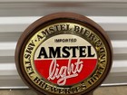 Vintage Amstel Light Sign   Wall Clock Digital Holland Imported Beer Man Cave 4 