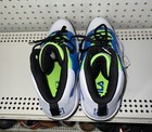 Fila Mb Mens Basketball Shoes Size 9 5 White Blue Neon Green Jamal Mashburn