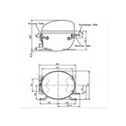Nut70nr Compressor  For Commercial Refrigerator freezer Etl Listed