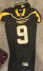 Signed Game Worn Appalachian State University Football Team Jersey Size S   Hat
