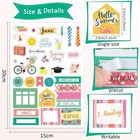 24 Sheets Holiday Stickers Seasonal Planner Calendar Stickers Monthly Seasonal S