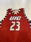 Game Worn Used Jersey Uic Flames Illinois Chicago Mens Xl  23 Makumator