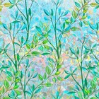 Rabbitgoo Window Film Privacy Stained Glass 3d Frosted Decoration Floral Film