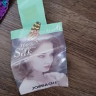 Nos Vintage Jordache 100  Washable Silk String Polka Dot Bikini Panties Size 6