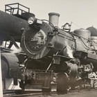 Vintage Western Maryland 209 Steam Locomotive Railroad Photo 4x5 B w Orig