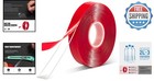 1 2  Heavy Duty Clear Double Sided Tape - Waterproof Acrylic Adhesive 10  Roll