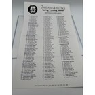 Oakland Athletics Multi-signed 8x10 Mlb Authenticated 2006 Spring Roster Photo