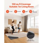 Uimoso 9x12ft Non-slip Rug Pad Felt Cushion With Rubber Grip For Carpets
