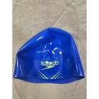 Speedo Fastskin Swim Cap Blue Neon Green Silicone Racing Performance Small
