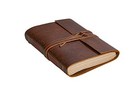 Leather Journal Notebook   6x8 In    - Vintage Leather Bound Journals 6  X 8  Inch