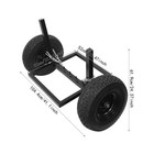 1500 Lbs Capacity Log Skidder Heavy Duty Log Holder Log Dolly W  Chain Black New