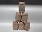 Just Plain Folk  G Scale Train Figure  6 Wooden Barrels  New
