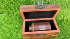 Antique Style Marine Small Brass Telescope 6  With Wooden Box Pirate Nautical