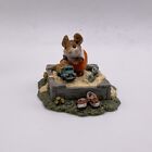 New Wee Forest Folk M-206 Jack In The Sandbox- Orange Pants  Blue Truck