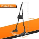 Quick Detachable 30 7  Backrest Sissy Bar For Harley Road King Road Glide 97-08