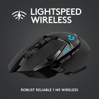 Logitech G502 Lightspeed Wireless Gaming Mouse With Hero 25k Sensor  Powerplay
