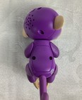 Fingerling  mia  Interactive 5  Purple Baby Monkey By Wowwee - Works