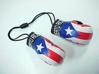 Puerto Rico Country Flag Mini Boxing Gloves To Hang On Car Mirror