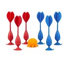 Throwing Dart Toy Set  Indoor Outdoor Game With Suction Cup Base  7 Pack  For 