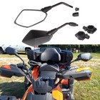For Yamaha Grizzly 700 660 550 450 Atv Rearview Mirrors   7 8  Handlebar Clamps