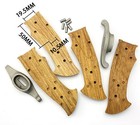 Diy Knife Wood Handle Patch With Metal Fixed Head For Bowie Knife Handle Making