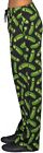 Rick And Morty Pickle Rick Black   Green Lounge Pants Men s Halloween Sleepwear