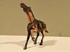 Horse Statue Brown Two Toned Figurine