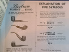 Bertram  Pipes Small  Pipe Catalog  1960s 30 Pgs  Fascimilar Copy 