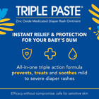 Diaper Rash Cream For Baby - 3 Oz Tube     Zinc Oxide Ointment Treats  Soothes   P