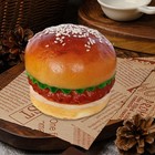 Artificial Hamburger Background Christmas Holiday Shop Fake Food Bread Model