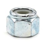 Zinc Plated Steel Nylon Insert Heavy Lock Nuts Nylock - Sizes 1 4 -20 To 3 -4