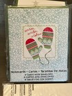 Christmas Note Cards   Envelopes 6 Cards Holiday