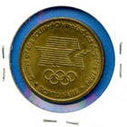 1984 Los Angeles Xxiii Olympics Boxing Scrtd Fare Token Coin  0a Medal