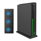 Vertical Cooling Stand For Xbox One X - Cooling Fan  3 Usb Ports   Light Bar