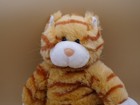 Vintage Build A Bear Orange Striped Tabby Cat Plush Stuffed Animal Toy 16 