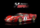 Brm166 1 24 Slot Car Ford Gt40 Mkii 24h Le Mans 1966 No 3