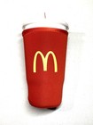 Mcdonalds Koozie Java Sok Red Large 32oz Thermal Insulated Neoprene Cup Sleeve L