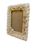 Decorative Babycore Photo Frame White Yellow Pastel Shoes Blocks 6 x4 5  Nursery