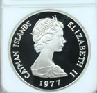 1977 Cayman Islands Silver 25 Dollars Queen Victoria Ngc Pf 69 Ultra Cameo Rare