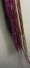 Multicolored Hair Tinsel Multiple Colors New Separated W Clips No Box
