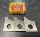 Vtg Nos Delta Milwaukee Cutter Set 35-221 Rockwell Mfg Usa Shaper router Cutters