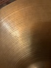 Vintage Zildjian Trans Stamp 14in Hi Hat Cymbals 1940s 50s  1025 1054g