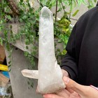 750g Natural Clear White Crystal Quartz Point Cluster Specimen Chakras Healing