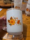 Vtg Floral Cups Mug Flowers  Plastic Mcm Mid Century Hong Kong  set Of 6 