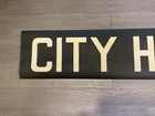 Nyc Subway Vintage Vellum Roll Sign Large Bmt Standard City Hall Manhattan Art